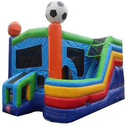 Sports Combo 2 1766524899 Sports Bouncer w/ Slide Combo