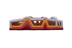 35' Ninja Red obstacle Course