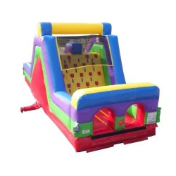 14ftrockwallslide 1772641445 14 ft Double RAINBOW SLIDE-**New 2026*